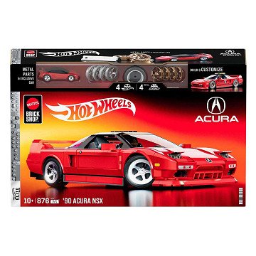 Hot Wheels Brick Shop Elite Series Acura 1:32 Bouwset - 876dlg.