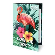 Einladungen Animal Planet Flamingo, 6 Stk.