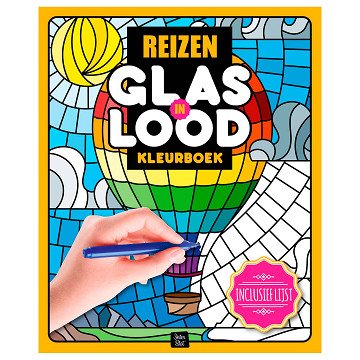 Stained Glass Coloring Book - Travel
