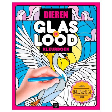 Glas in Lood Kleurboek - Dieren