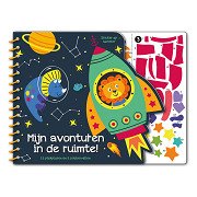 Stickeren op nummer - Mijn avonturen in de ruimte