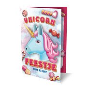 Einhorn-Emoji-Einladungen, 6 Stk.