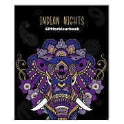 Glitterkleurboek Indian Nights
