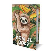 Uitnodigingen Luiaard, 6st.