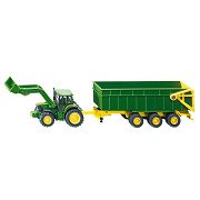 Siku 1843 John Deere mit Anhänger 1:87