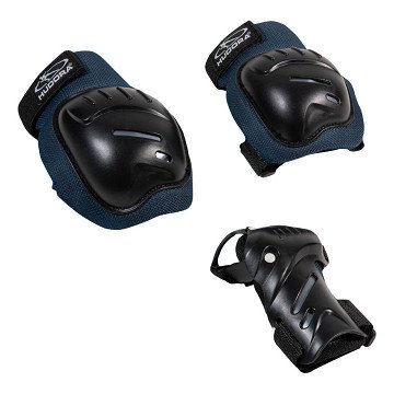 HUDORA Biomechanische Elleboog- en Kniebeschermer Set Comfort M - Blauw