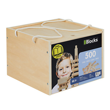 BBlocks Building Shelves in Storage Box, 500 pcs.