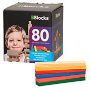 Bblocks Building boards Color, 80dlg.