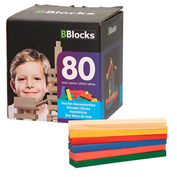 Bblocks Building Planks Color, 80pcs.