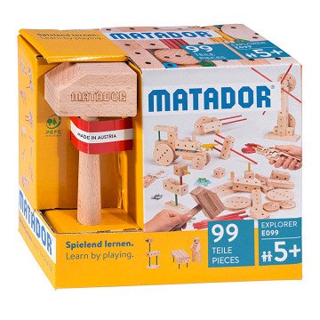 Matador Explorer E099 Construction Set Wood, 99pcs.