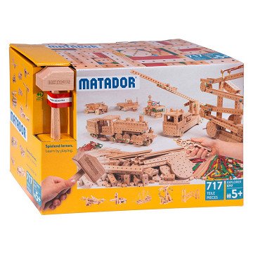 Matador Explorer E717 Construction Set Wood, 717pcs.