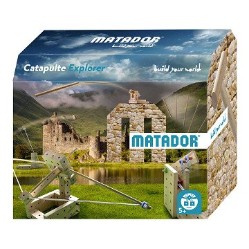 Matador Explorer Catapulte Construction Set Wood, 60 pcs.