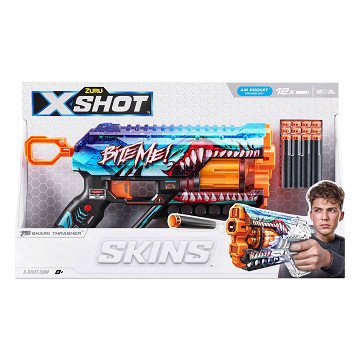 ZURU X-Shot Skins Griefer with 12 Darts