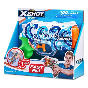 ZURU X-Shot Water Gun Fast Fill Skins Nano, 100ml