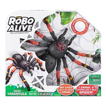 Robo Alive Giant Tarantula with Spiderweb Slime