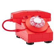 ZURU Max Premium Retro-Telefon-Bausatz im Überraschungsball – 141-teilig.