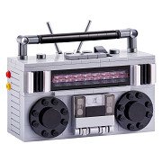 ZURU Max Premium Retro-Tragradio-Bausatz im Überraschungsball – 157-teilig.