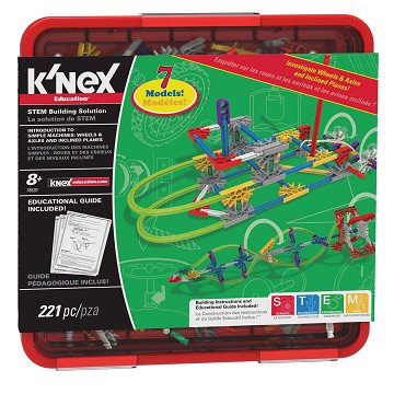 K'Nex -Einführung in einfache Maschinen – Räder/Achsen und geneigte Pla
