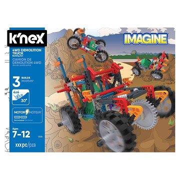 K'Nex 4WD Demolition Truck Bouwset, 212dlg.