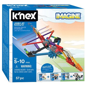 K'Nex Baukasten - Jumbo Jet, 57tlg.