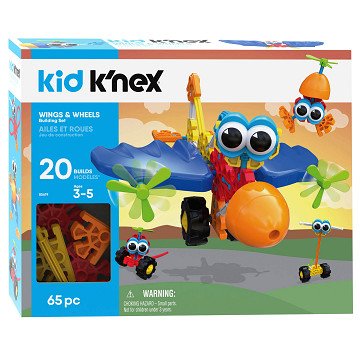 Kid K'Nex -Bauset – Flügel und Räder