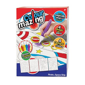 Colourmazing - Pirates and Spaceship