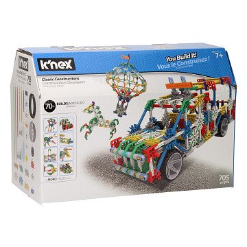 K'Nex Classic Construction Set 70 Models, 705 pieces.