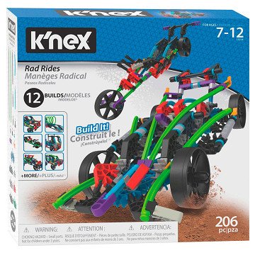 K'Nex Building Set 12 Models, 206pcs.