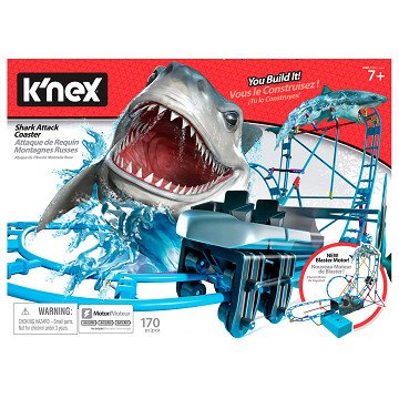 K'Nex Thrill Rides - Shark Attack Coaster, 170dlg