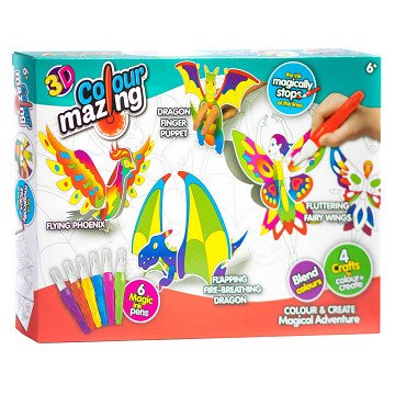 Colourmazing Magical Adventure 3D Kleurset