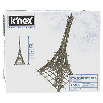 K'Nex Architecture Bouwset - Eiffeltoren, 1470dlg.