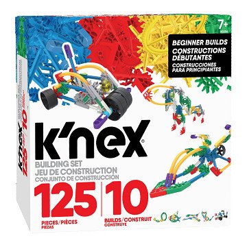 K'Nex Construction Set 10 Models, 125 pieces.