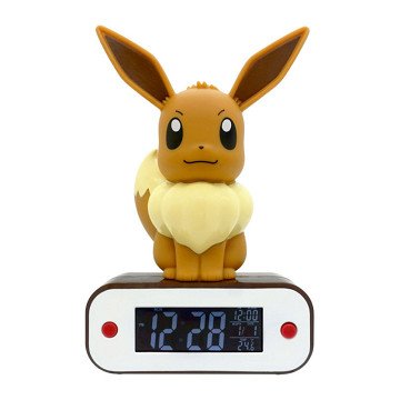 Pokémon LED Lamp Alarm Klok Eevee