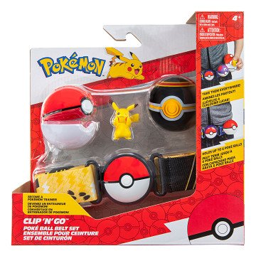 Pokémon Clip n Go Ball Gürtelset Pikachu