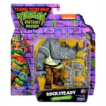 Teenage Mutant Ninja Turtles  Speelfiguur - Rocksteady Mutant Muscle