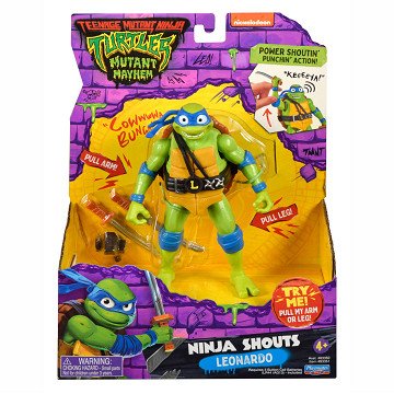 Teenage Mutant Ninja Turtles Ninja Shouts Figure - Leonardo