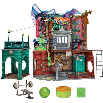 Spielset „Hauptquartier der Teenage Mutant Ninja Turtles“.