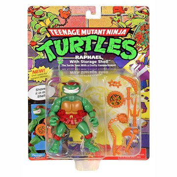 Teenage Mutant Ninja Turtles Speelfiguur met Opberg Schild - Raphael