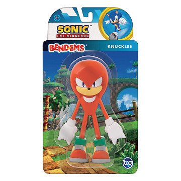 Bendems Bendable and Flexible Playing Figure - Sonic Knuckles
