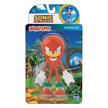 Bendems Bendable and Flexible Play Figure - Sonic Knuckles