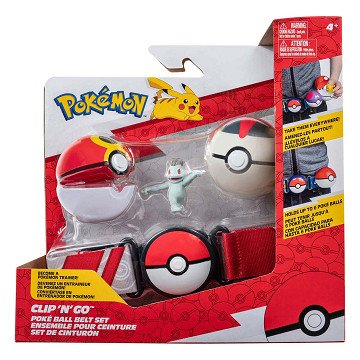 Pokemon Clip N Go Pokeball Belt Playset - Machop