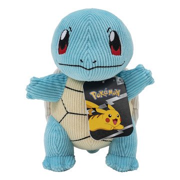 Pokemon Plush Corduroy Soft Toy - Squirtle, 20cm