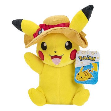 Pokemon Pluchen Zomer Knuffel - Pikachu, 20cm