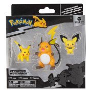 Pokemon Evolution Multipack Figures - Eevee, Jolteon, Flareon