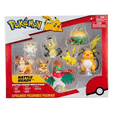 Pokemon Multipack Play Figures, 8 Pack