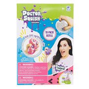Doctor Squish – Nachfüllpackung für Squishies – 10 TPR-Squishies, 10 Clips