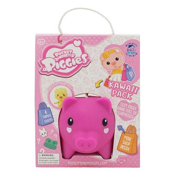 Pockey Money Piggies Playing Figure with Money Box - Kawaii Pack