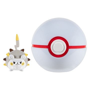 Pokémon Clip 'N' Go Togedemaru Premier Ball Playset, 2 pcs..