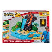 Pokémon Take-along suitcase Volcano with Pikachu Playset