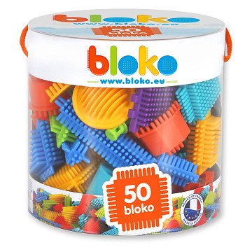 Bloko Nopper Bouwblokken Klassiek, 50dlg.